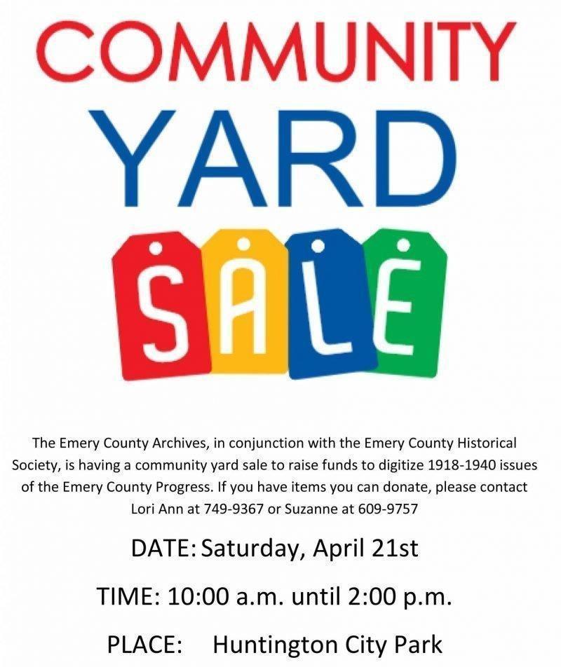 Community Yard Sale Coming to Huntington Park ETV News
