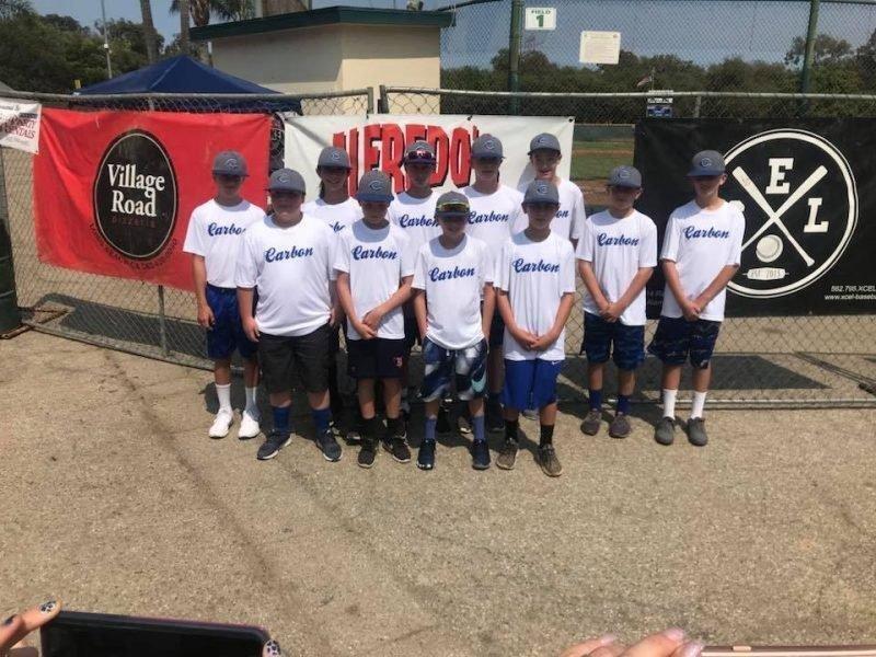 Carbon 12U Wins First Game at Cal Ripken Pacific Southwest Regional