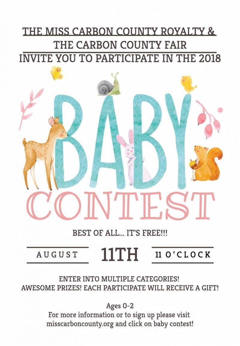 Free Baby Contest Slated for August 11 at the Carbon County Fair ETV News
